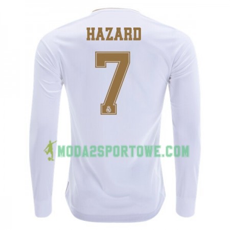 Koszulka Real Madryt Eden Hazard 7 Domowe Stroje Piłkarskie 2019/20 Długi Rękaw